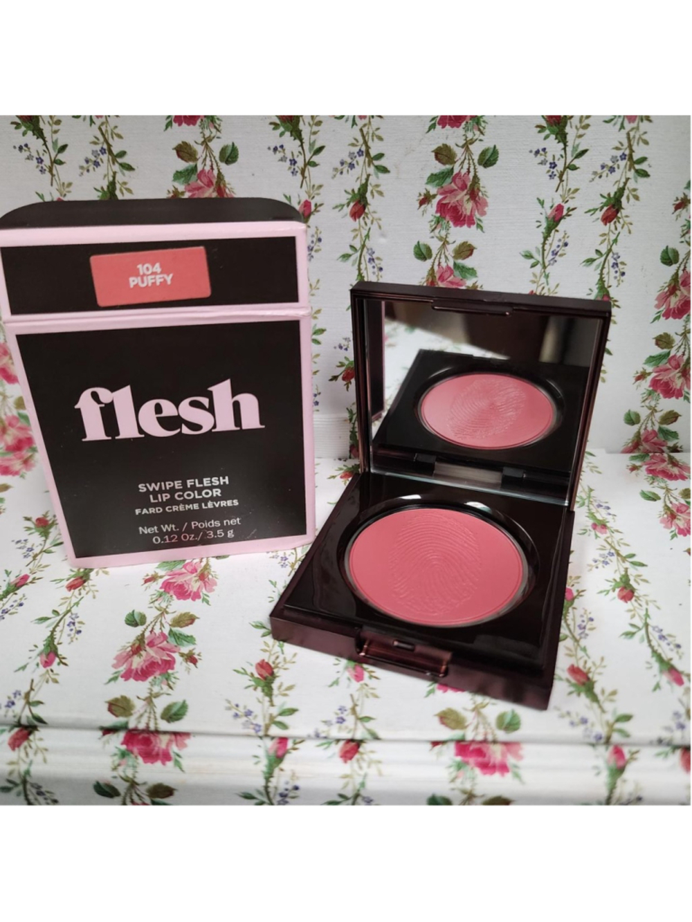 Flesh by Natasha Cosmetics lip color in shade 104 Puffy